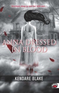 Anna dressed in blood
