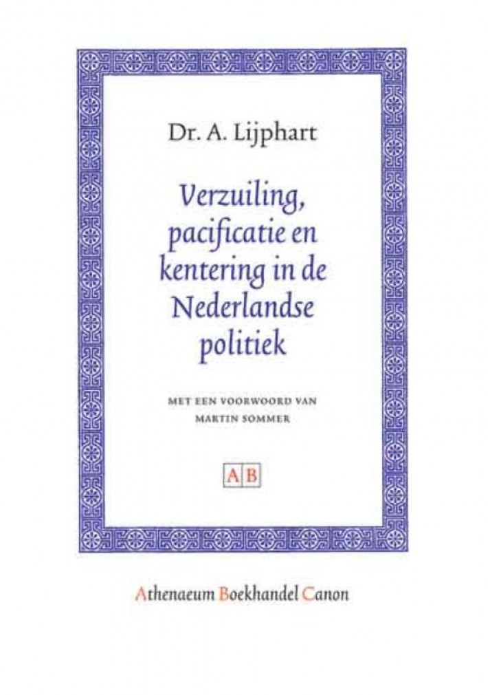 Verzuiling, pacificatie en kentering in de Nederlandse politiek • Verzuiling, pacificatie en kentering in de Nederlandse politiek