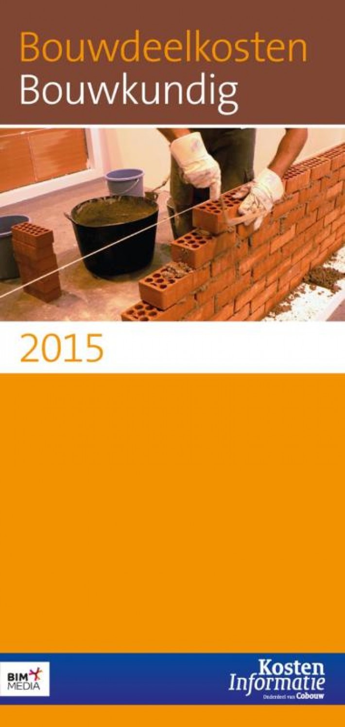 Bouwdeelkosten bouwkundig 2015