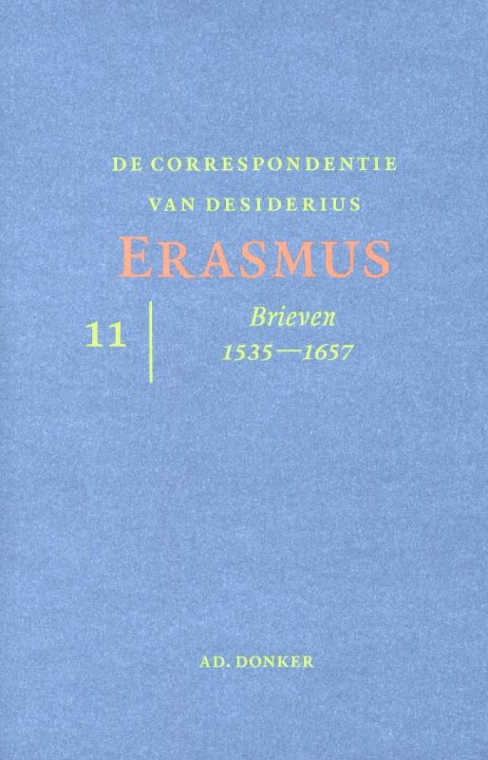 De correspondenie van Desiderius Erasmus