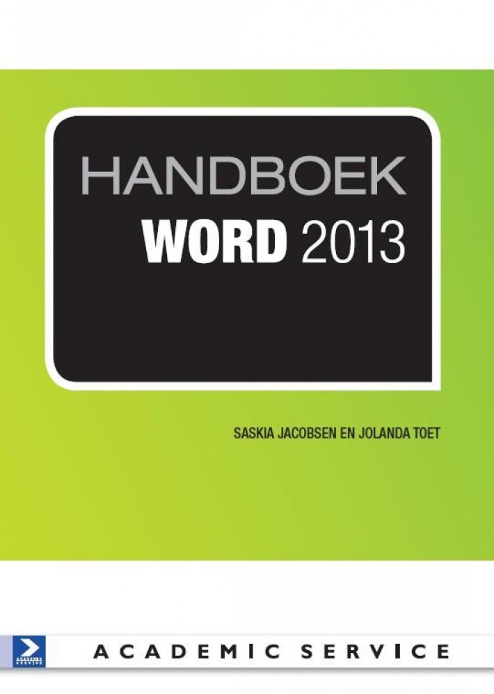 Handboek Word 2013