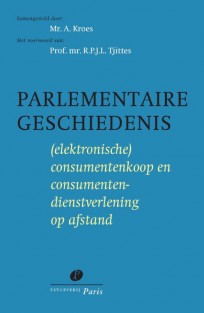 Parlementaire geschiedenis (elektronische) consumentenkoop en consumentendienstverlening op afstand