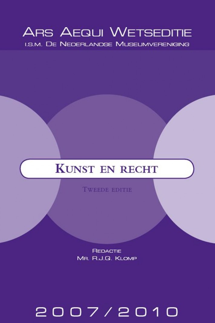 Kunst & recht 2007/2010