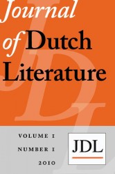 Journal of Dutch Literature 2010-1
