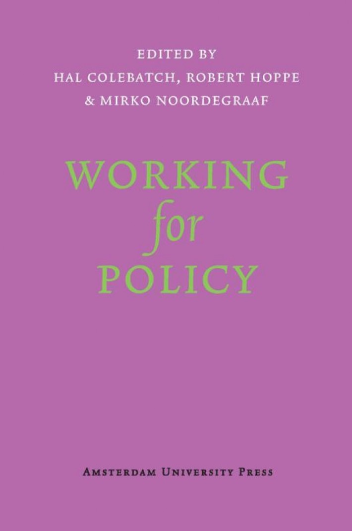Working for Policy • Working for Policy