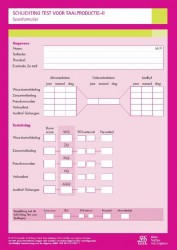 Schlichting Test voor Taalproductie-II (Schlichting Taalproductie) - scoreformulieren