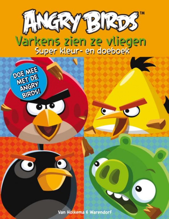 Angry Birds super kleur- en doeboek