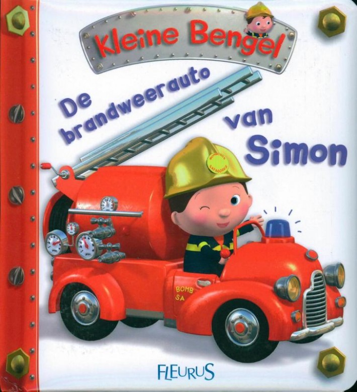 De brandweerauto van Simon