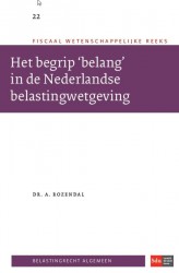 Het begrip 'belang' in de Nederlandse belastingwetgeving.