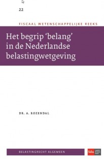 Het begrip 'belang' in de Nederlandse belastingwetgeving.