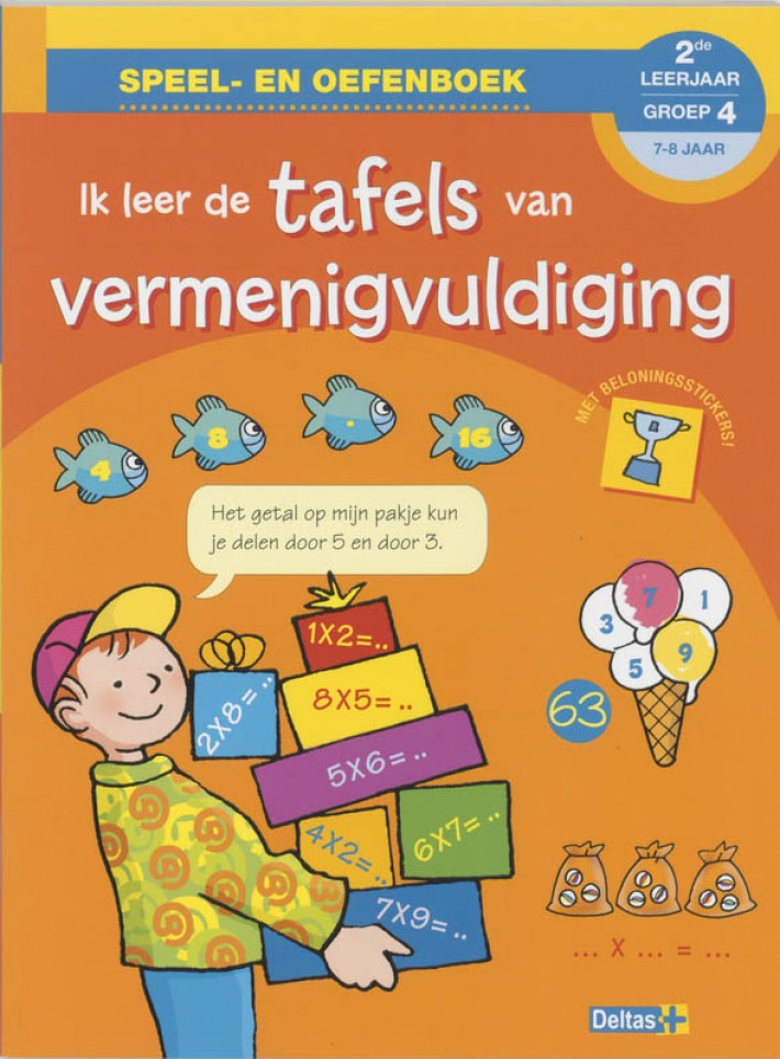 Ik leer de tafels van vermenigvuldiging