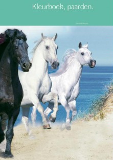 Kleurboek, paarden.
