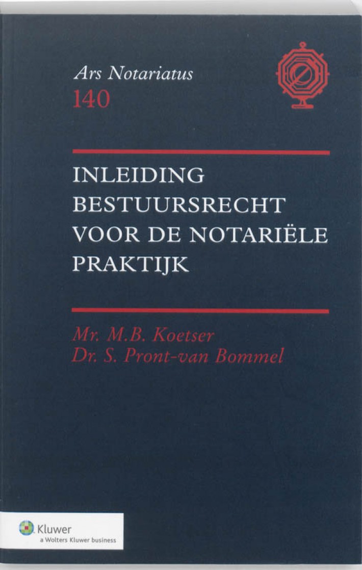 Inleiding bestuursrecht voor de notariele praktijk