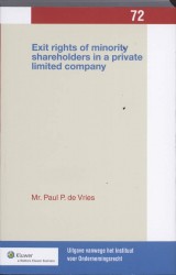 Exit rights of minority shareholders in a private limited company