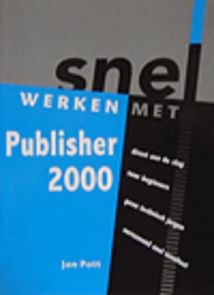Snel werken met Publisher 2000