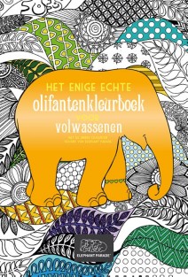 Het enige echte olifantenkleurboek voor volwassenen