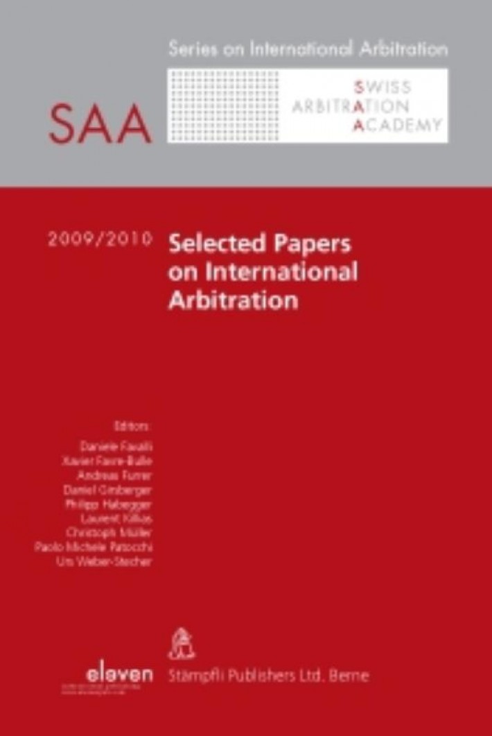 2009/2010 Selected Papers on International Arbitration