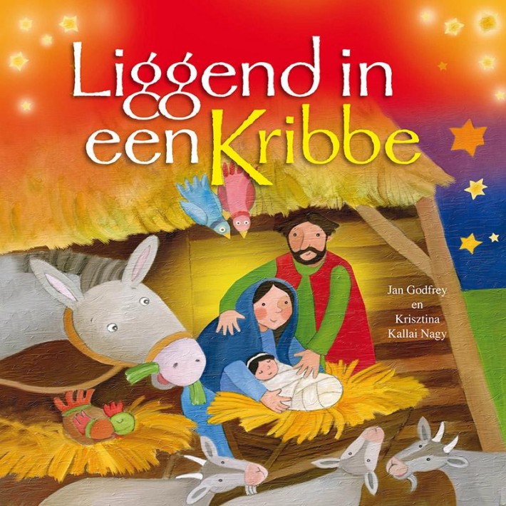 Liggend in een kribbe