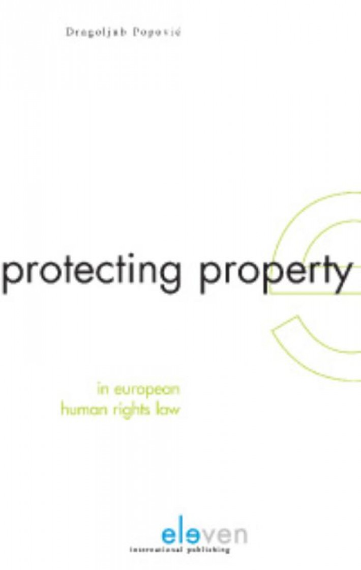 Protecting property in european human rights law
