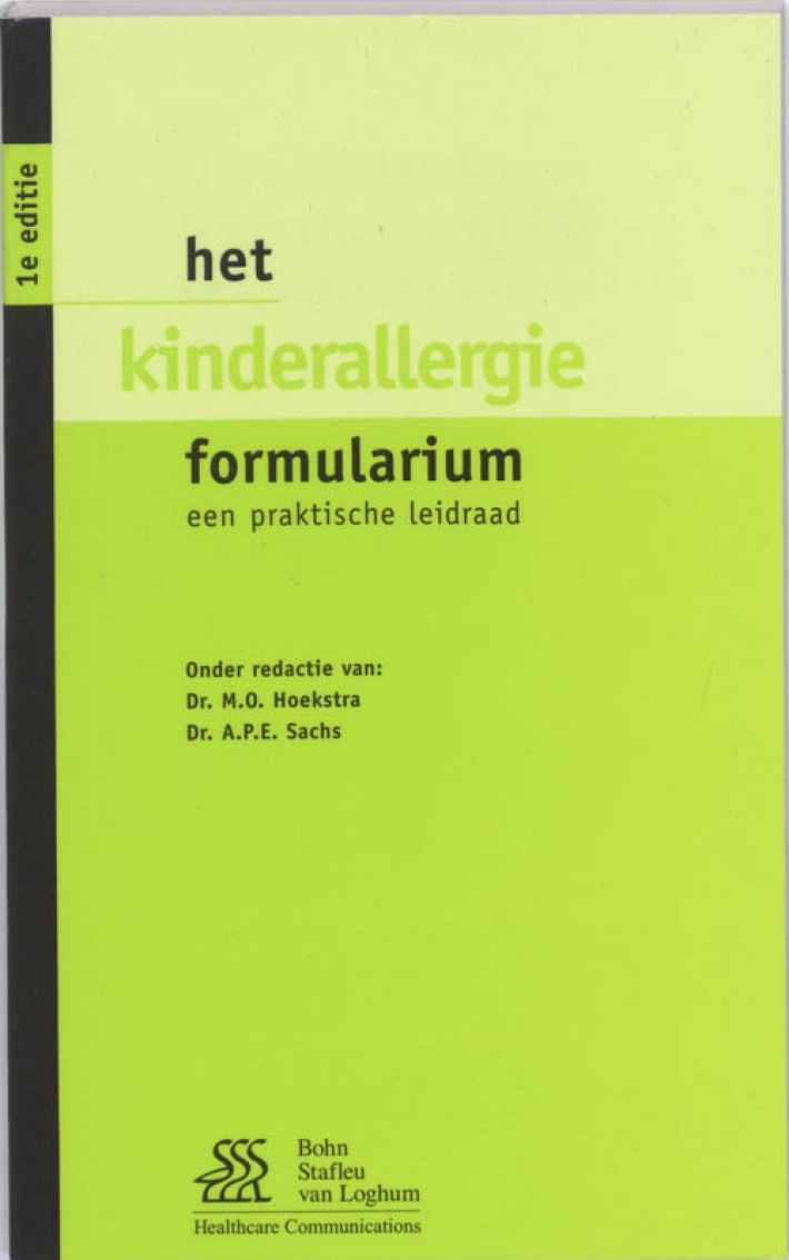 Het kinderallergie formularium