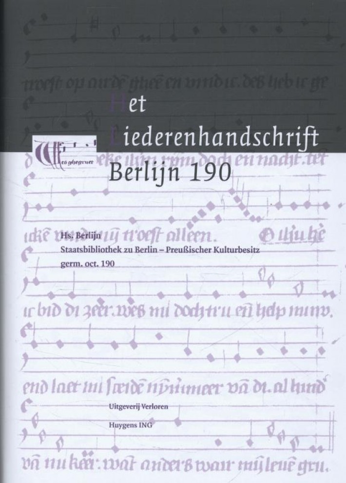 Het liederenhandschrift Berlijn 190