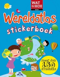 Wereldatlas stickerboek