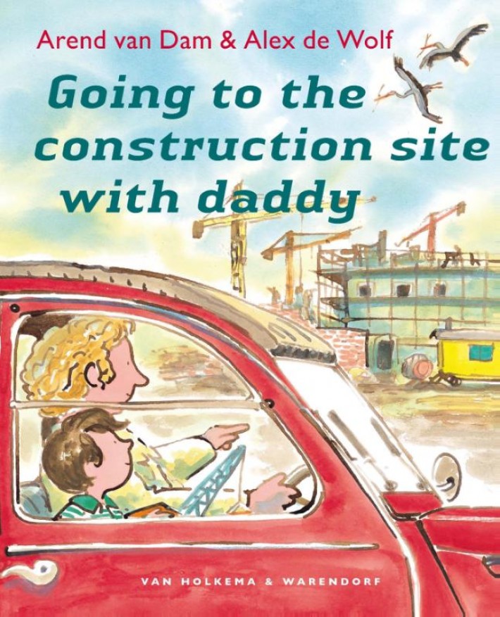 Going to the construction site with daddy