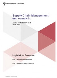 Supply Chain Management: een overzicht