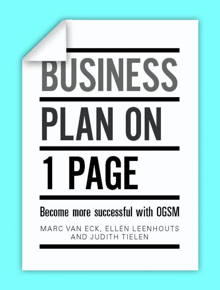 Business plan on 1 page