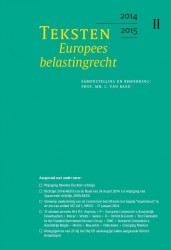 Teksten Europees belastingrecht