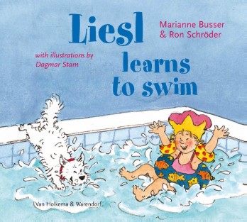 Liesl learns to swim