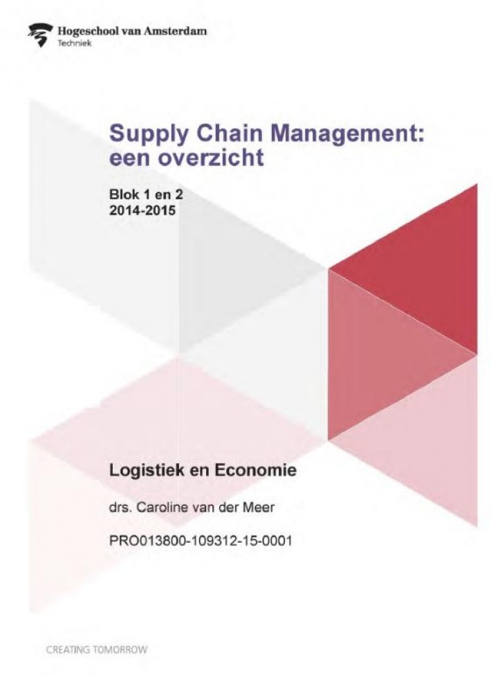 Supply chain management, een overzicht