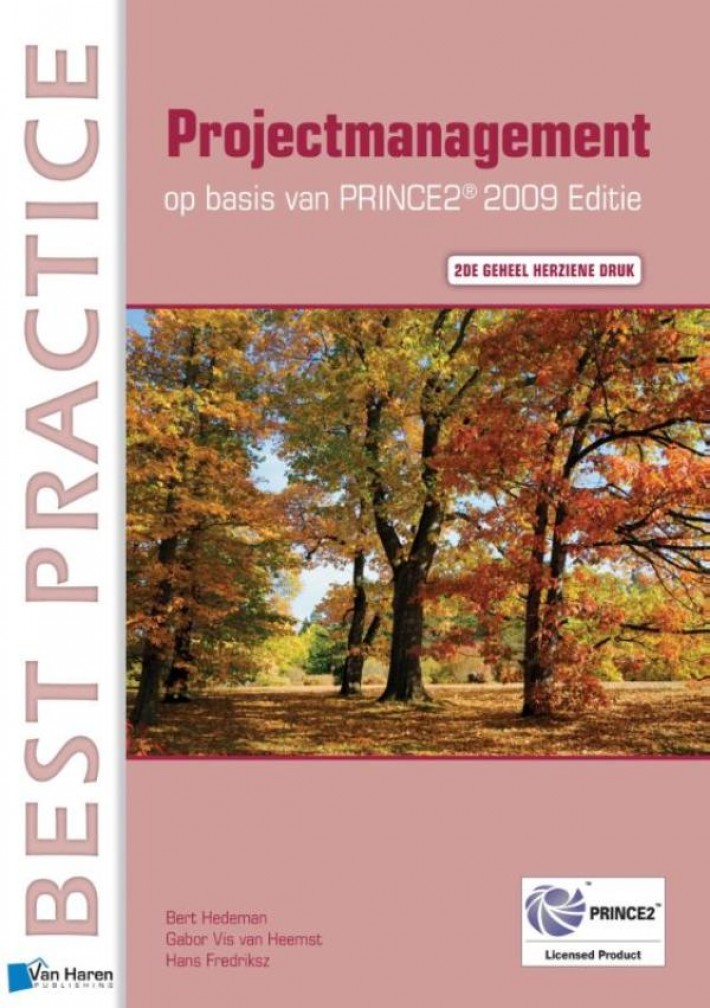 Projectmanagement op basis van PRINCE2 Projectmanagement op basis van PRINCE2