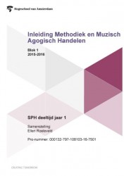 Inleiding methodiek en muzisch agogisch handelen