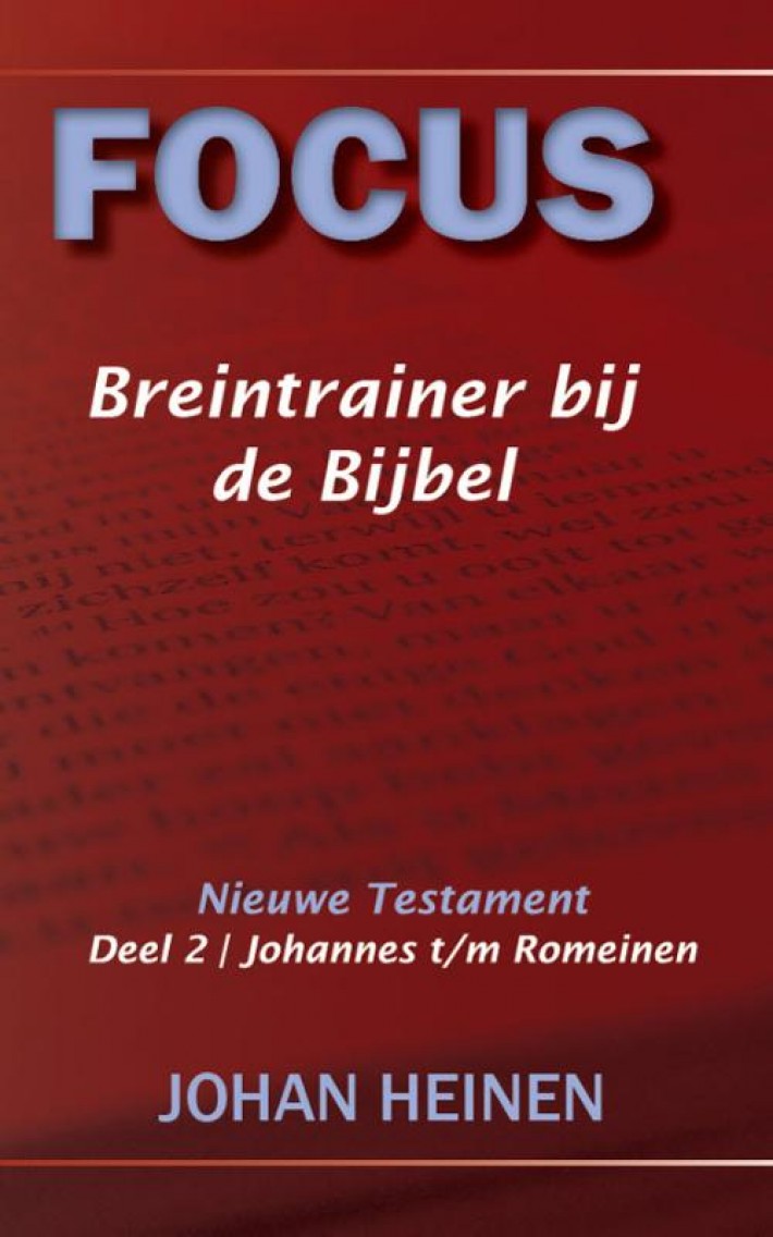 Focus Breintrainer bij de Bijbel - nieuwe testament