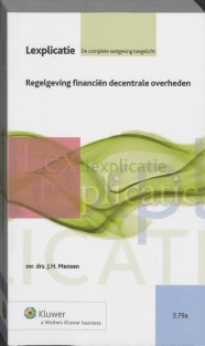 Regelgeving financiën decentrale overheden