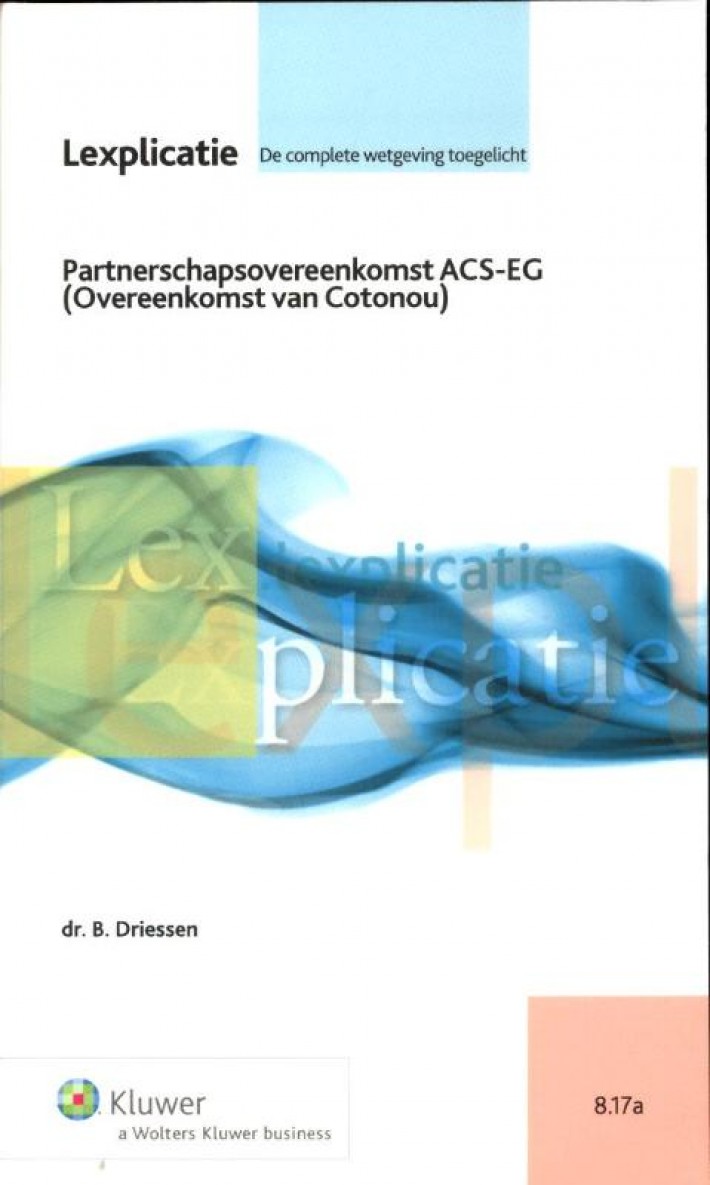 Partnerschapsovereenkomst ACS-EG (overeenkomst van Cotonou)