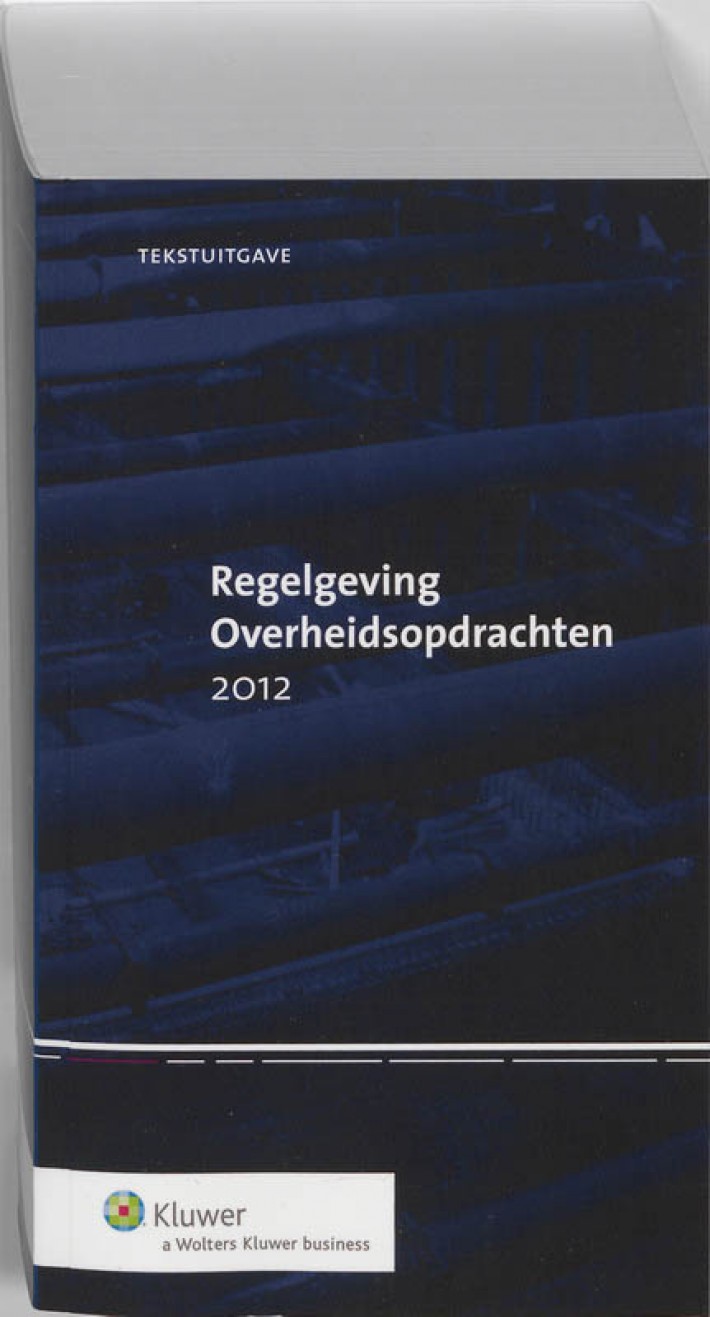 Tekstuitgave regelgeving overheidsopdrachten