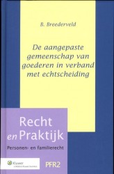 De aangepaste gemeenschap van goederen in verband met echtscheiding