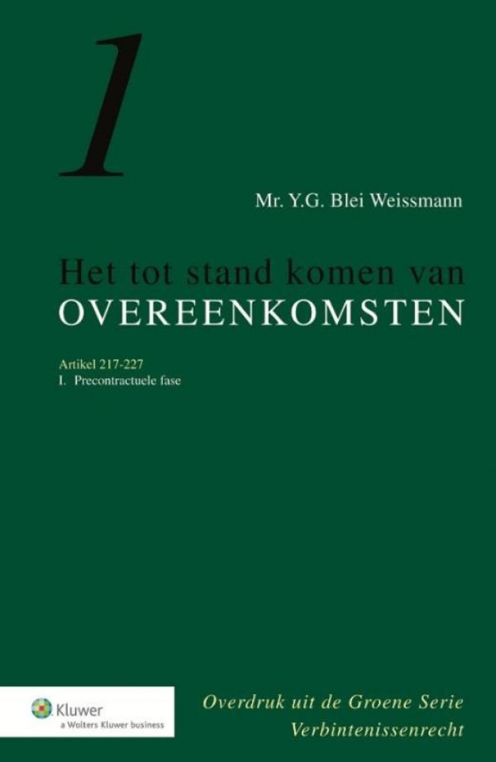 Het tot stand komen van overeenkomsten