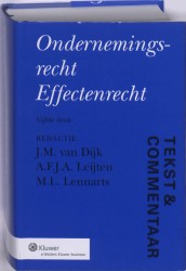 Tekst & Commentaar Ondernemingsrecht en Effectenrecht