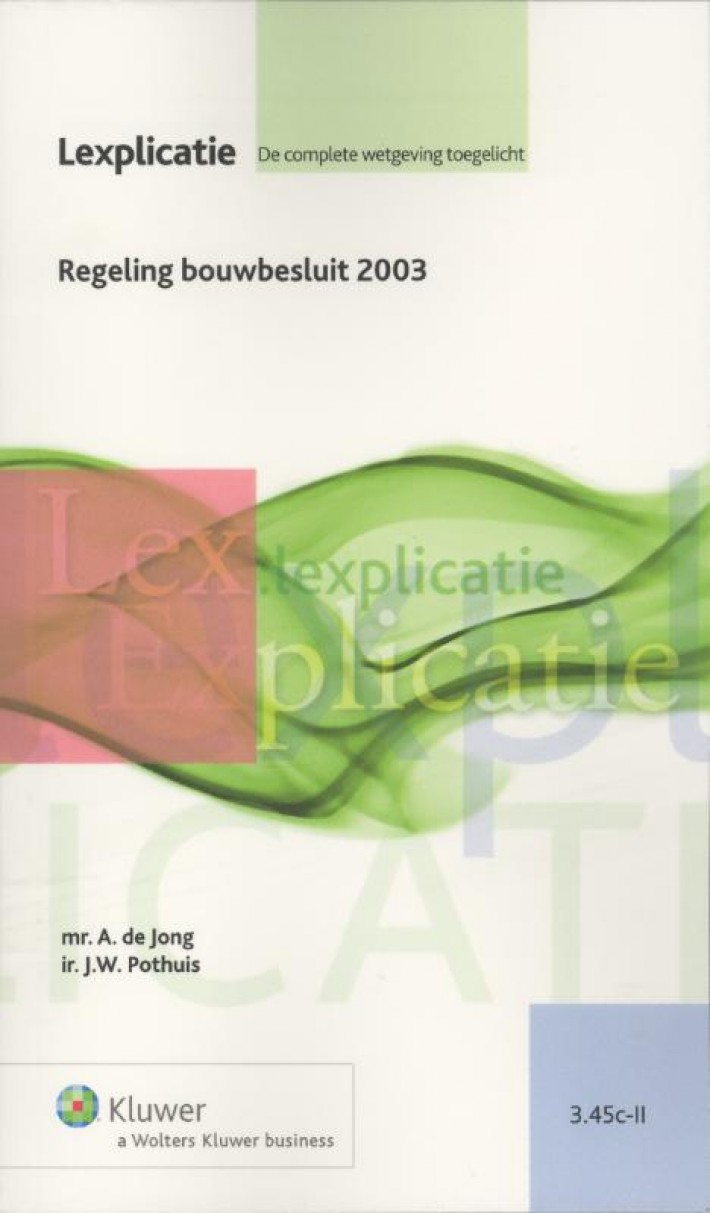 Regeling bouwbesluit 2003