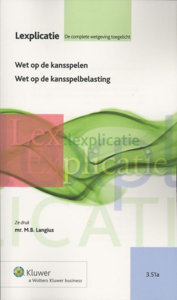 Wet op de kansspelen / Wet op de kansspelbelasting