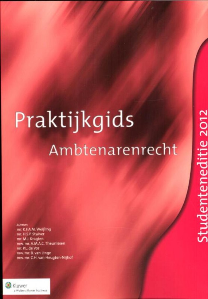 Praktijkgids ambtenarenrecht studenteneditie