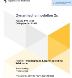 Dynamische modellen 2c