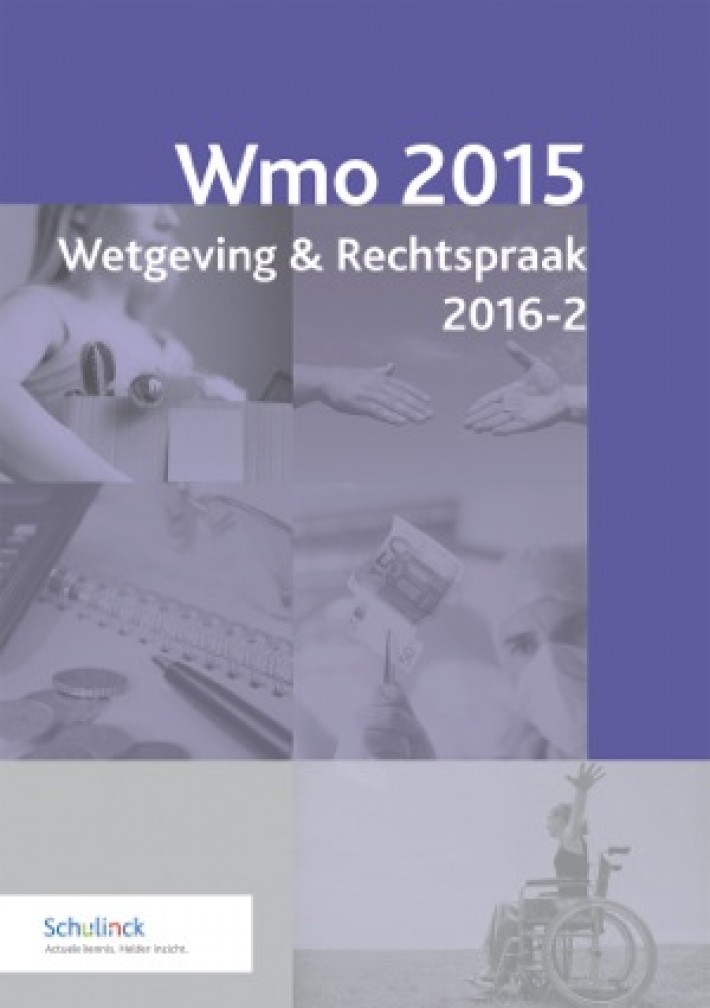 Wmo 2015 Wetgeving & Rechtspraak 2016-2