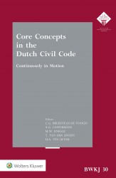 Core concepts in the Dutch civil code