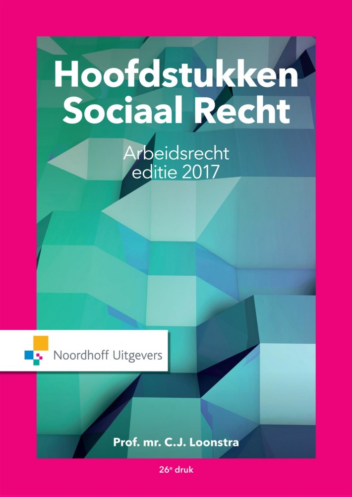 Hoofdstukken sociaal recht editie 2017