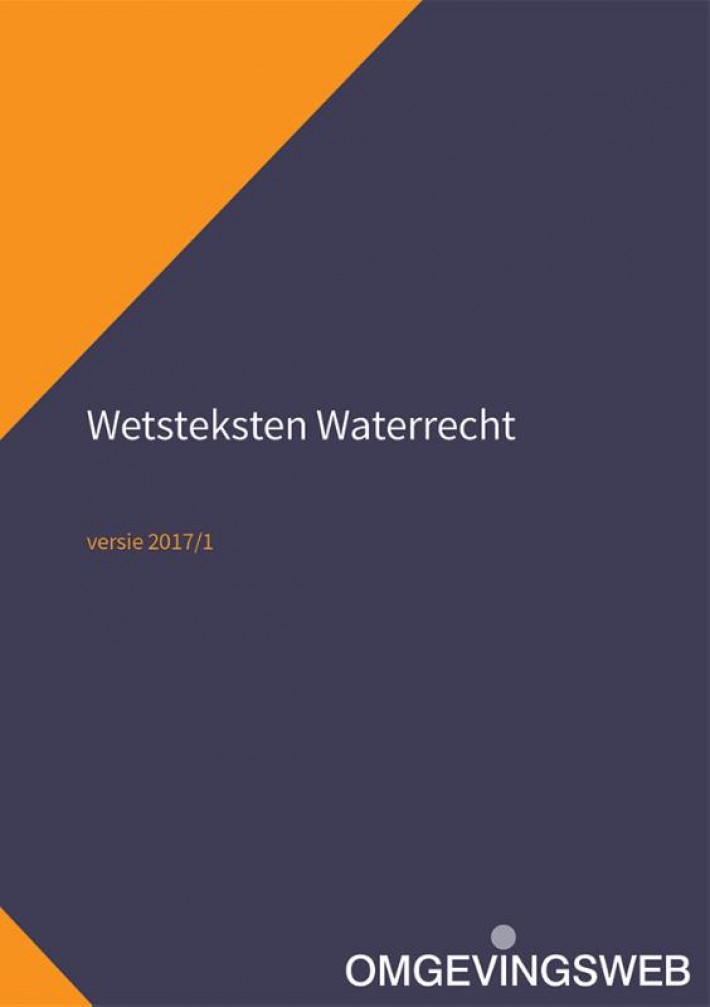 Wetsteksten Waterrecht