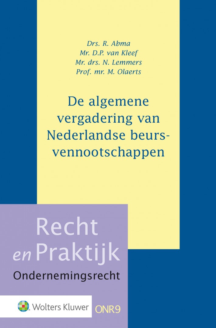 De algemene vergadering van Nederlandse beursvennootschappen